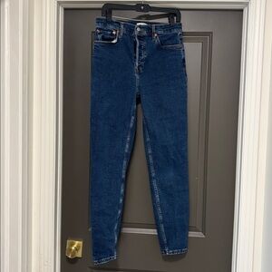 Re/Done highrise skinny jeans 29